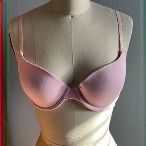 Victoria’s Secret Lined Demi pink bra